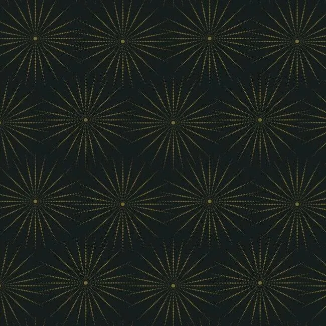 BO6696 | Starlight Black & Gold Wallpaper