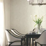 York Designer Series String of Pearls Beige Vine Wallpaper - SKU VR1518