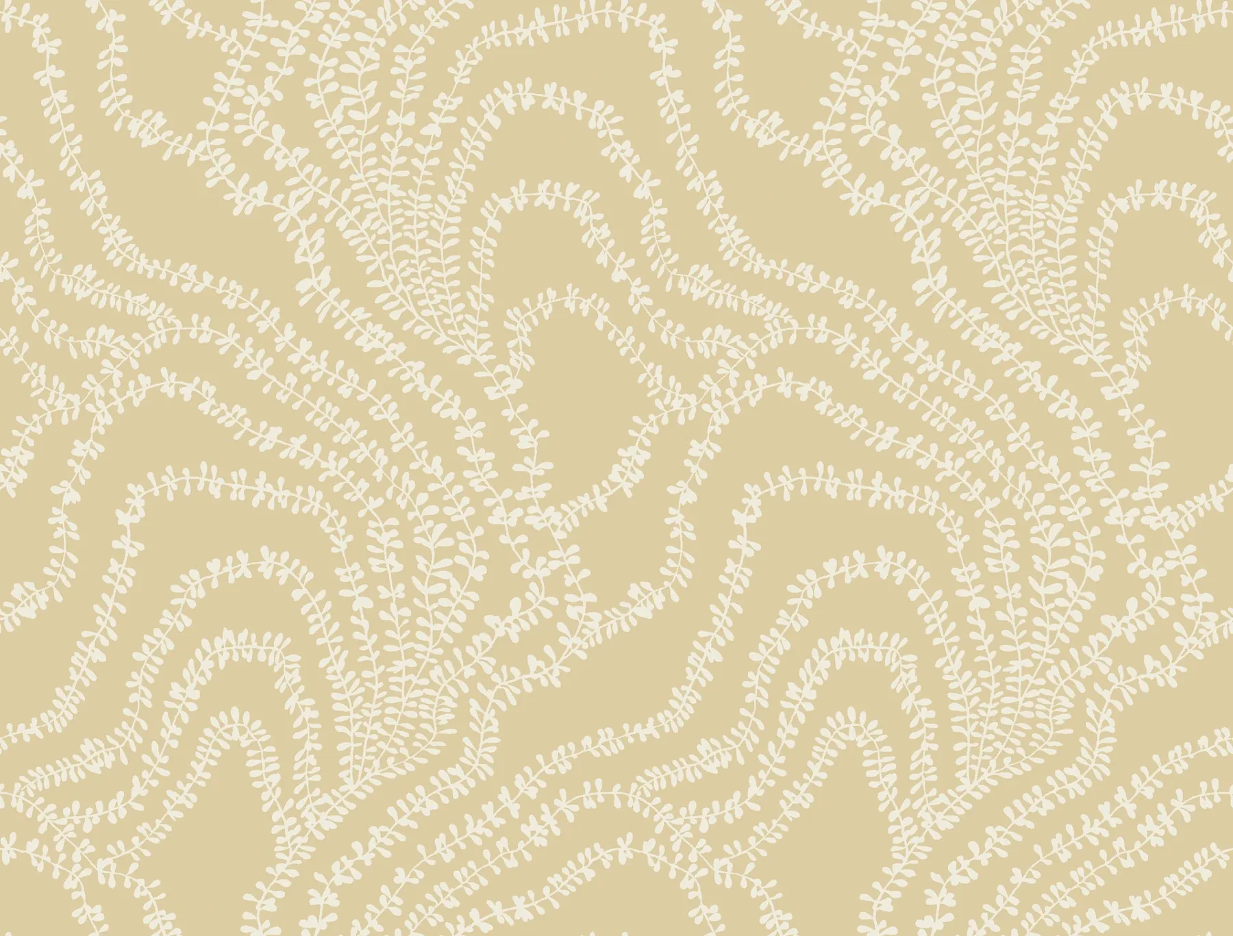 VR1515 | String of Pearls Butter Vine Wallpaper