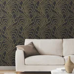York Designer Series String of Pearls Gold Vine Wallpaper - SKU VR1517
