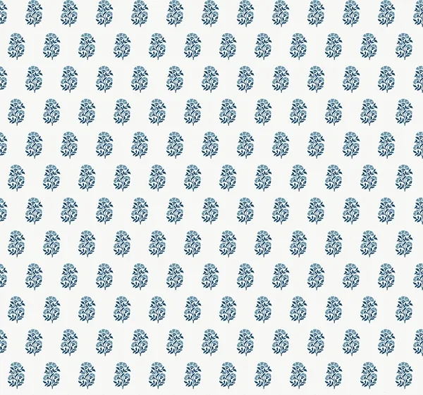 VP1384 | Sylvie Blue Floral Wallpaper