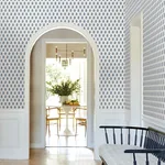 York Designer Series Sylvie Blue Floral Wallpaper - SKU VP1384