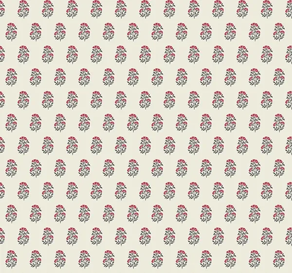 VP1381 | Sylvie Ruby Floral Wallpaper