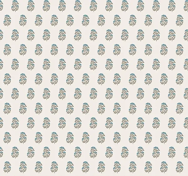 VP1383 | Sylvie Teal Floral Wallpaper