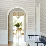 York Designer Series Sylvie Teal Floral Wallpaper - SKU VP1383