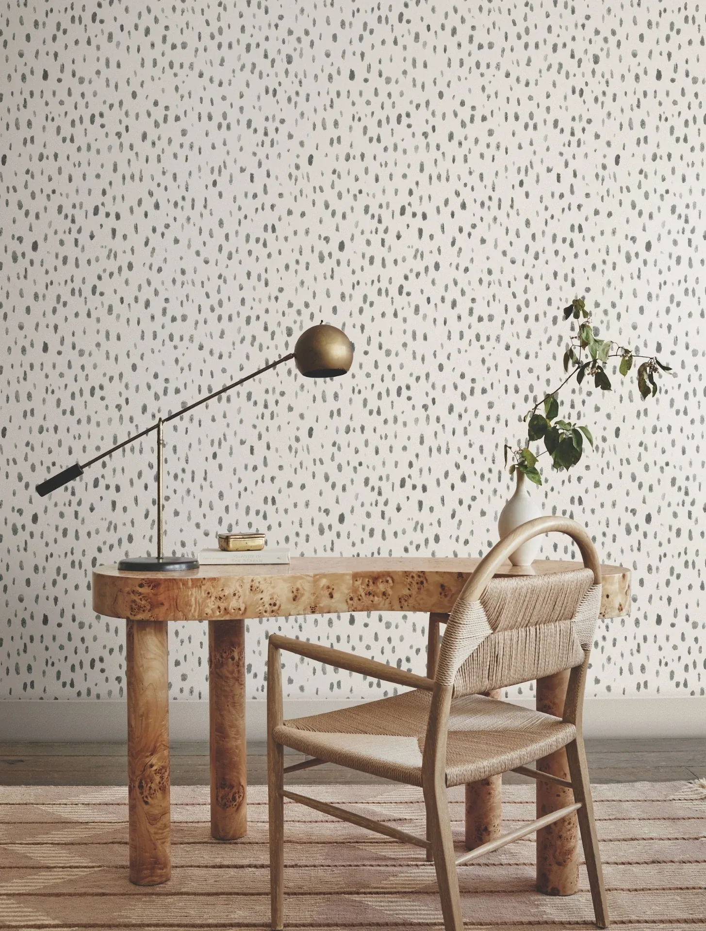 York Designer Series Tachette Charcoal Wallpaper - SKU LM5424