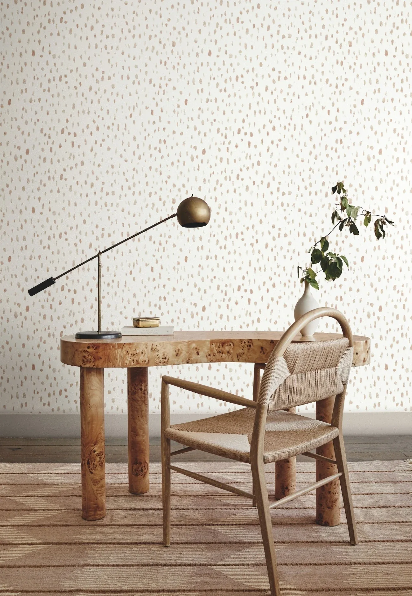 York Designer Series Tachette Terracotta Wallpaper - SKU LM5422