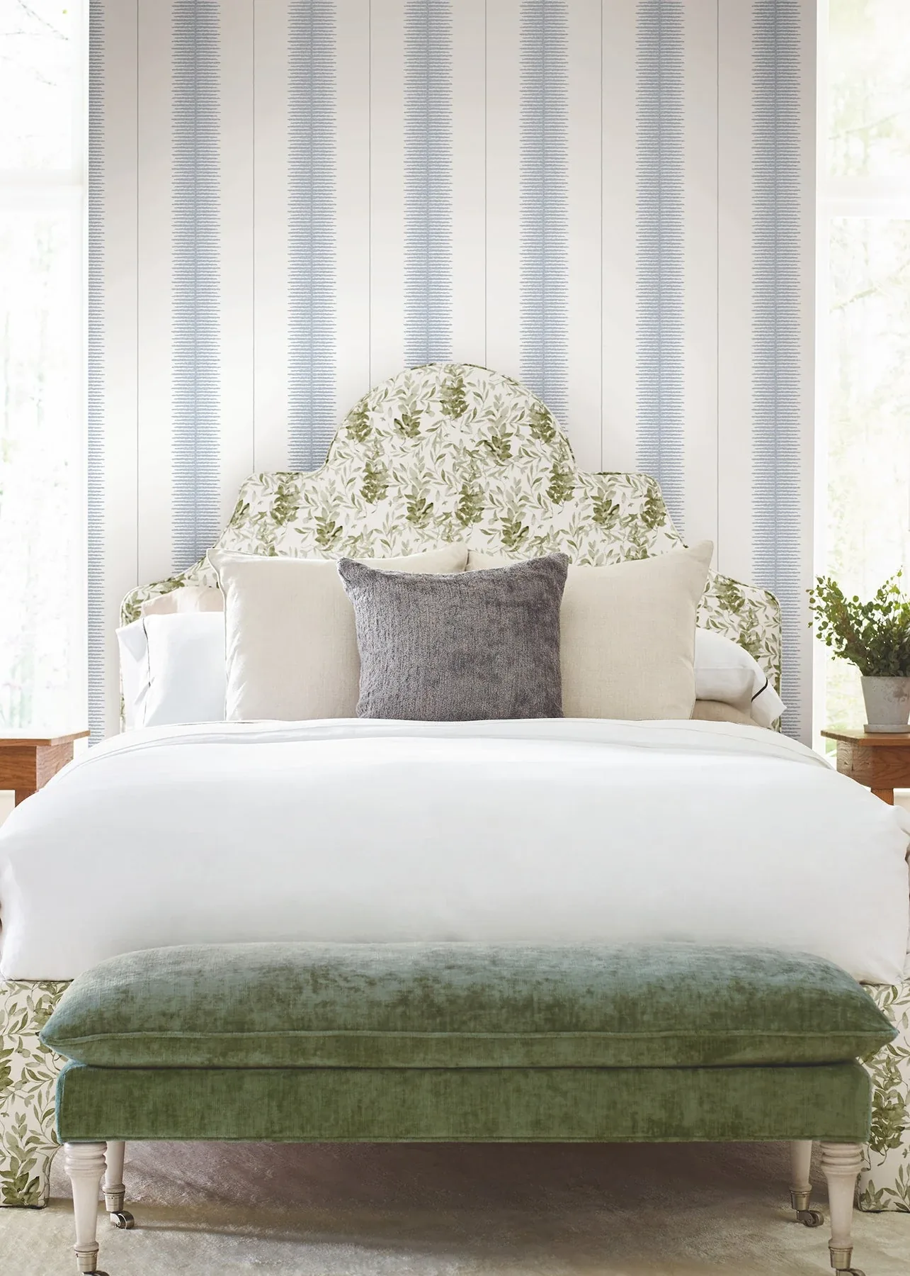 York Designer Series Tandem Stripe Blue Wallpaper - SKU MX9611