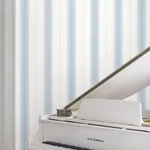 York Designer Series Tandem Stripe Blue Wallpaper - SKU MX9611
