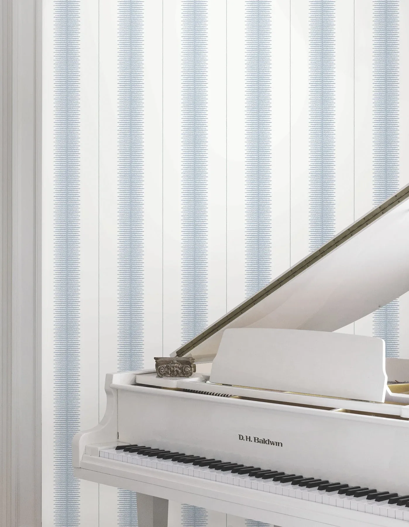 York Designer Series Tandem Stripe Blue Wallpaper - SKU MX9611