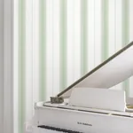 York Designer Series Tandem Stripe Green Wallpaper - SKU MX9614