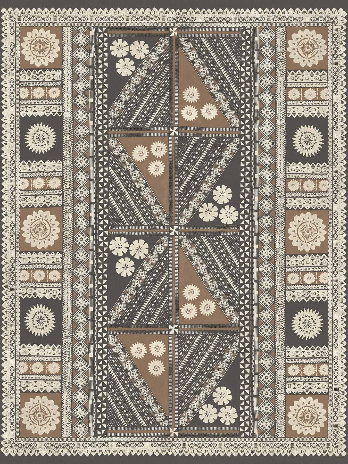AB3057M | Tapa Sienna Wall Mural