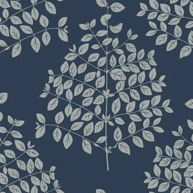 OS4257 | Tender Navy & Silver Wallpaper