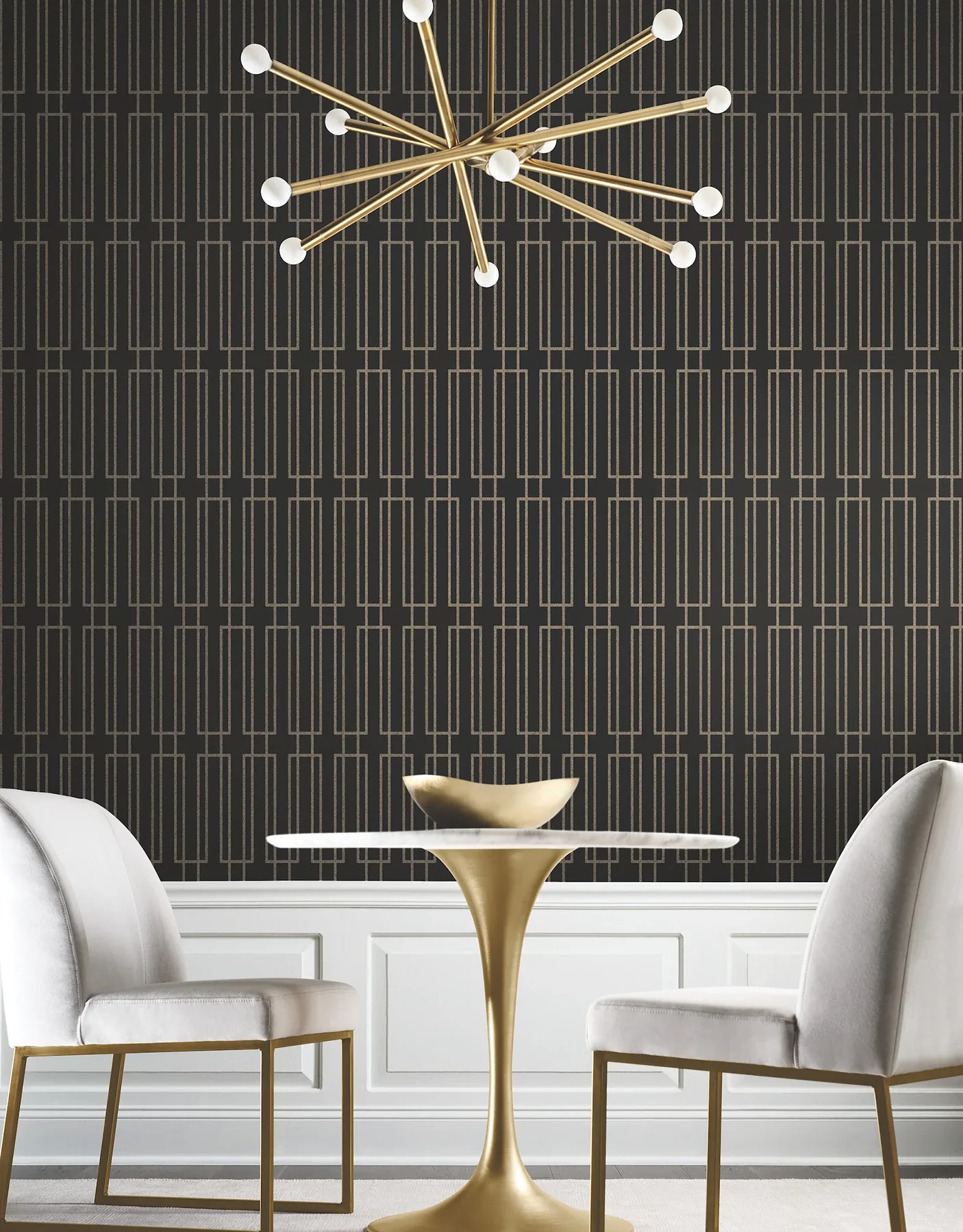 York Designer Series Terrace Black Wallpaper | Wallpaper Twins York Designer Series Terrace Black Wallpaper - SKU DF3328