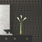 York Designer Series Terrace Black Wallpaper | Wallpaper Twins York Designer Series Terrace Black Wallpaper - SKU DF3328