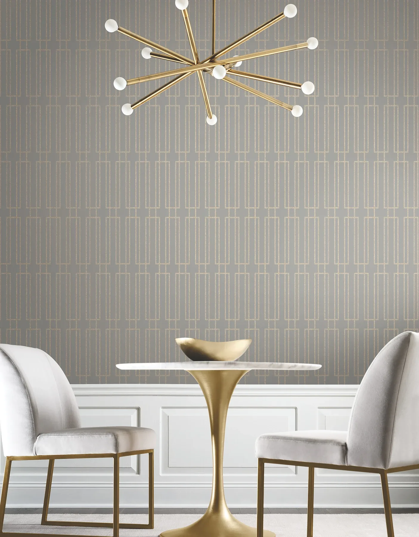 York Designer Series Terrace Taupe Wallpaper - SKU DF3327