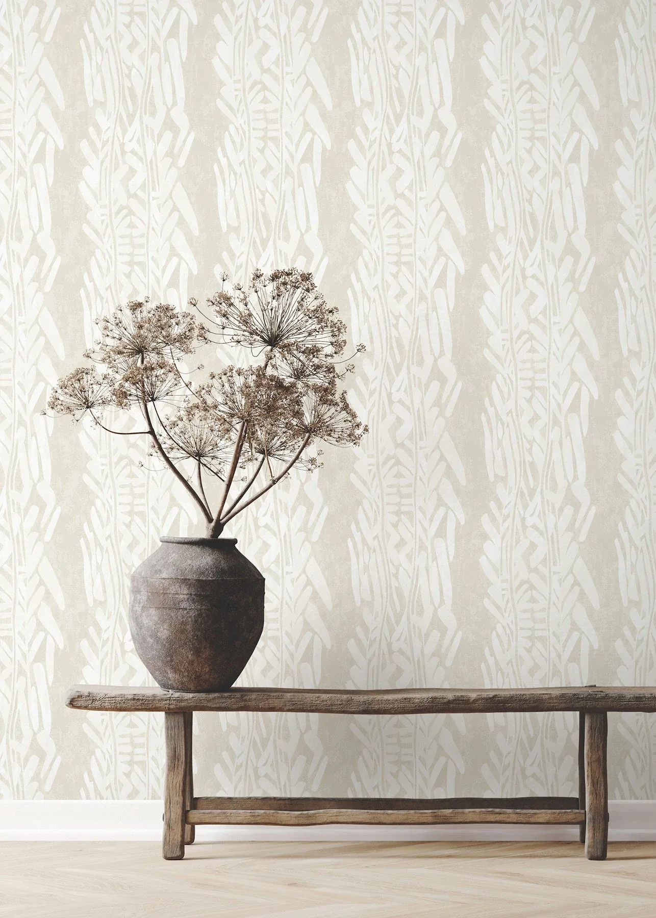 York Designer Series Timira Beige Wallpaper | Wallpaper Twins York Designer Series Timira Beige Wallpaper - SKU ZA8063