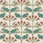 York Designer Series Tracery Blooms Cream Metallic Wallpaper - SKU AC9111