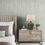 York Designer Series Tribeca Aqua Texture Stripe Wallpaper - SKU VR1526