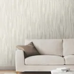 York Designer Series Tribeca Dove Texture Stripe Wallpaper - SKU VR1525