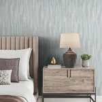 York Designer Series Tribeca Light Blue Texture Stripe Wallpaper | Wallpaper Twins York Designer Series Tribeca Light Blue Texture Stripe Wallpaper - SKU VR1524