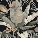 York Designer Series Tropical Black Cabana Wallpaper | Wallpaper Twins York Designer Series Tropical Black Cabana Wallpaper - SKU NT6135