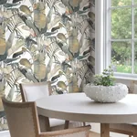 York Designer Series Tropical Cabana Plush Neutral Peel & Stick Wallpaper | Wallpaper Twins York Designer Series Tropical Cabana Plush Neutral Peel & Stick Wallpaper - SKU PSW1612RL