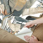 York Designer Series Tropical Cabana Plush Neutral Peel & Stick Wallpaper | Wallpaper Twins York Designer Series Tropical Cabana Plush Neutral Peel & Stick Wallpaper - SKU PSW1612RL