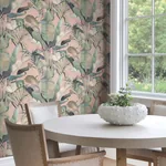 York Designer Series Tropical Coral Cabana Wallpaper | Wallpaper Twins York Designer Series Tropical Coral Cabana Wallpaper - SKU NT6132