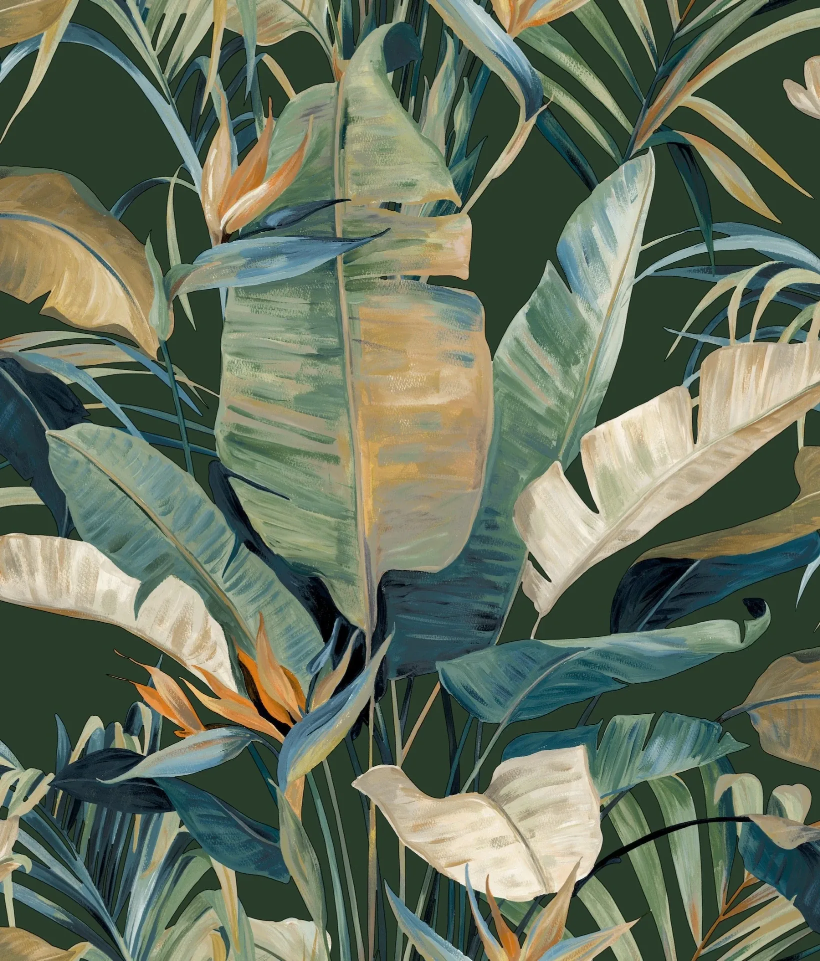 York Designer Series Tropical Green Cabana Wallpaper - SKU NT6136