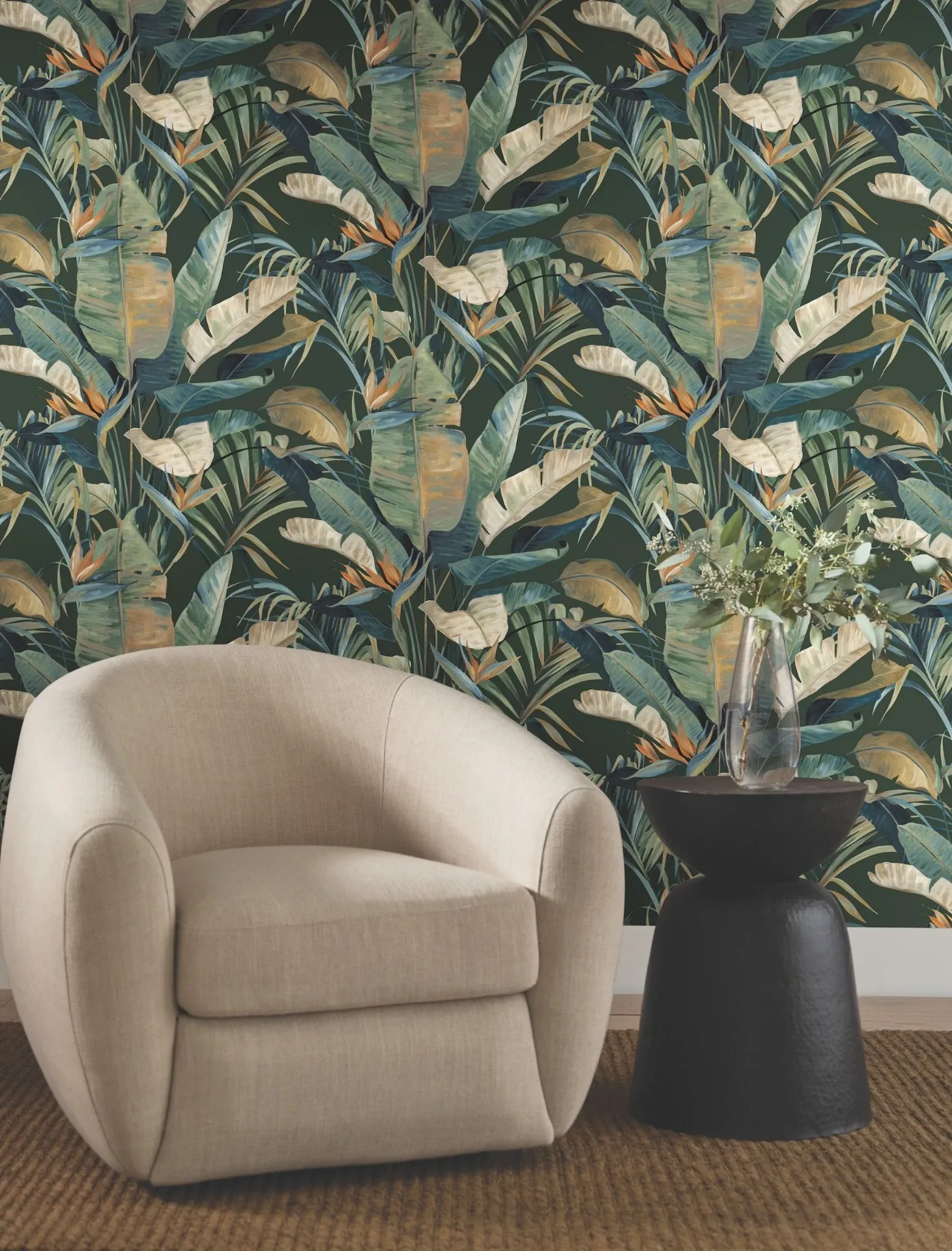 York Designer Series Tropical Green Cabana Wallpaper | Wallpaper Twins York Designer Series Tropical Green Cabana Wallpaper - SKU NT6136