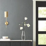 York Designer Series Uptown Glam Charcoal Wallpaper | Wallpaper Twins York Designer Series Uptown Glam Charcoal Wallpaper - SKU DF3338