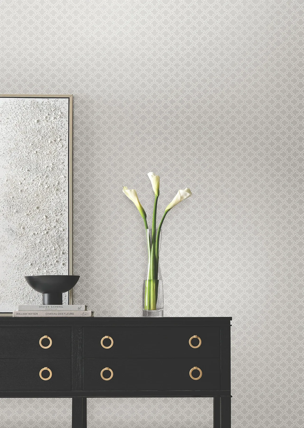 York Designer Series Uptown Glam White Wallpaper | Wallpaper Twins York Designer Series Uptown Glam White Wallpaper - SKU DF3339