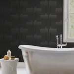 York Designer Series Vanishing Black & Copper Peel & Stick Wallpaper | Wallpaper Twins York Designer Series Vanishing Black & Copper Peel & Stick Wallpaper - SKU PSW1607RL