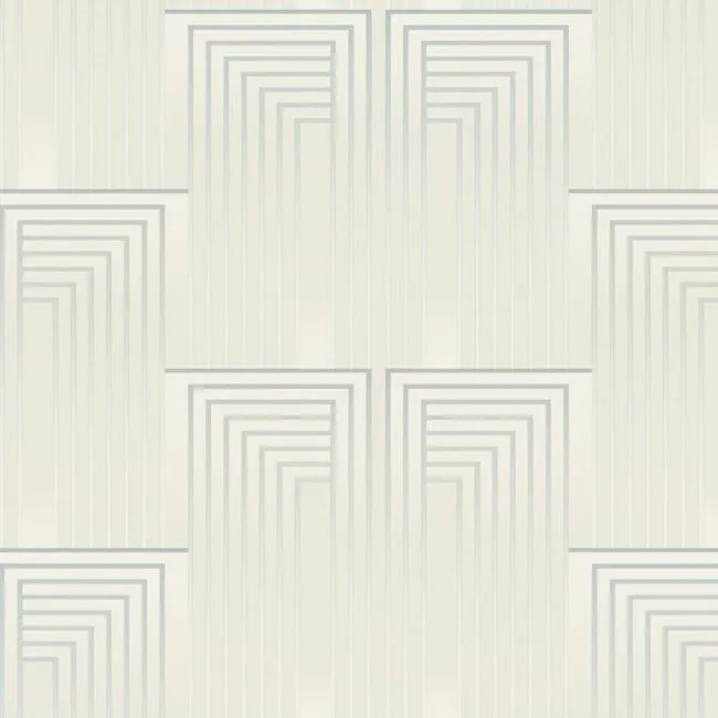 York Designer Series Vanishing Dusty Blue & Silver Wallpaper - SKU DT5074