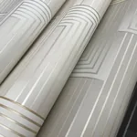 York Designer Series Vanishing Dusty Blue & Silver Wallpaper | Wallpaper Twins York Designer Series Vanishing Dusty Blue & Silver Wallpaper - SKU DT5074