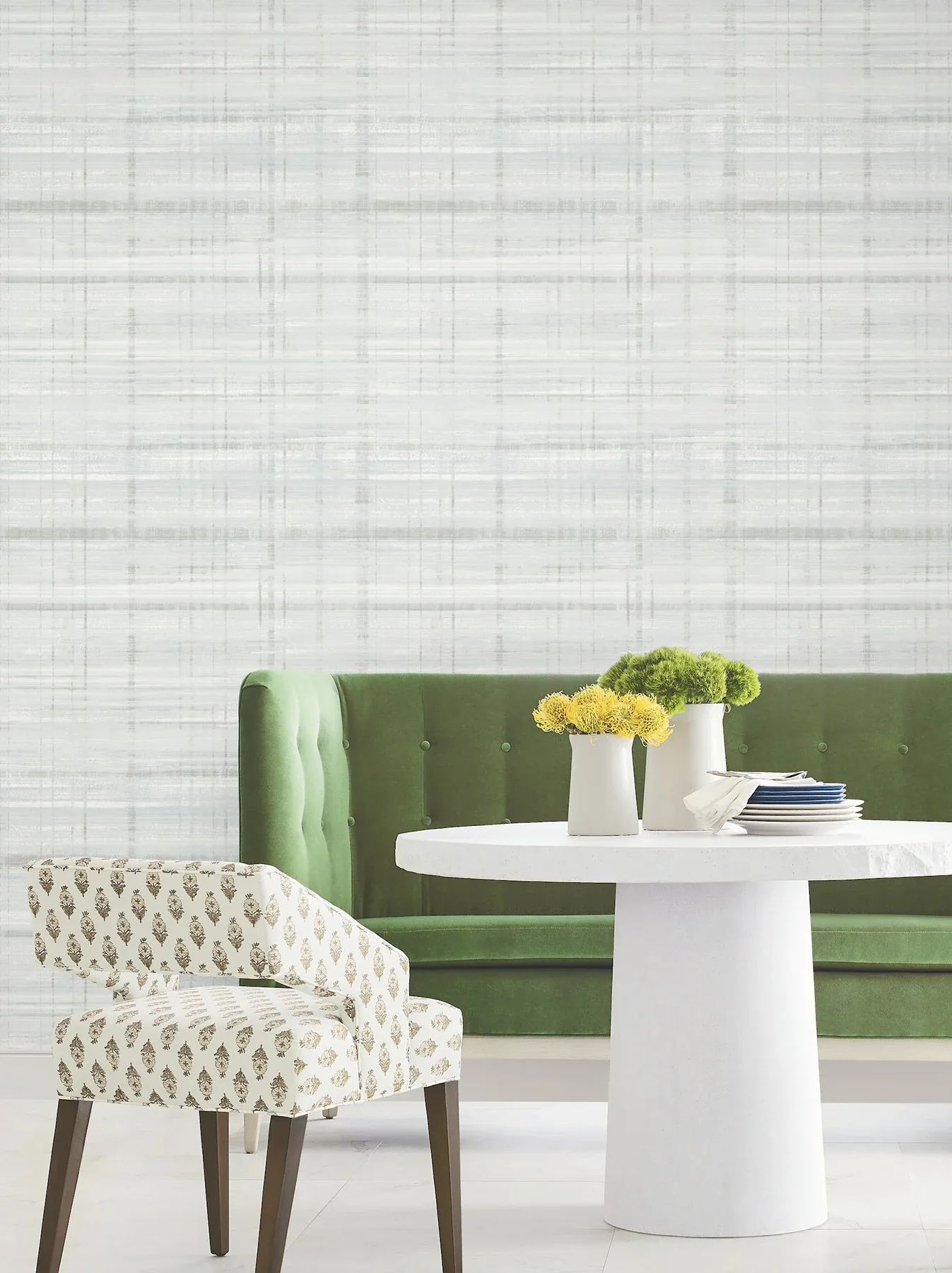 York Designer Series Vanishing Point Seafoam Striated Wallpaper | Wallpaper Twins York Designer Series Vanishing Point Seafoam Striated Wallpaper - SKU LL3244