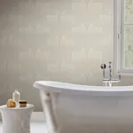 York Designer Series Vanishing Taupe & Pearl Peel & Stick Wallpaper | Wallpaper Twins York Designer Series Vanishing Taupe & Pearl Peel & Stick Wallpaper - SKU PSW1606RL