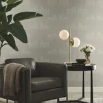 York Designer Series Vanishing Taupe & Pearl Wallpaper | Wallpaper Twins York Designer Series Vanishing Taupe & Pearl Wallpaper - SKU DT5071