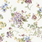 York Designer Series Veiled Garden Plum Floral Wallpaper | Wallpaper Twins York Designer Series Veiled Garden Plum Floral Wallpaper - SKU LL3232