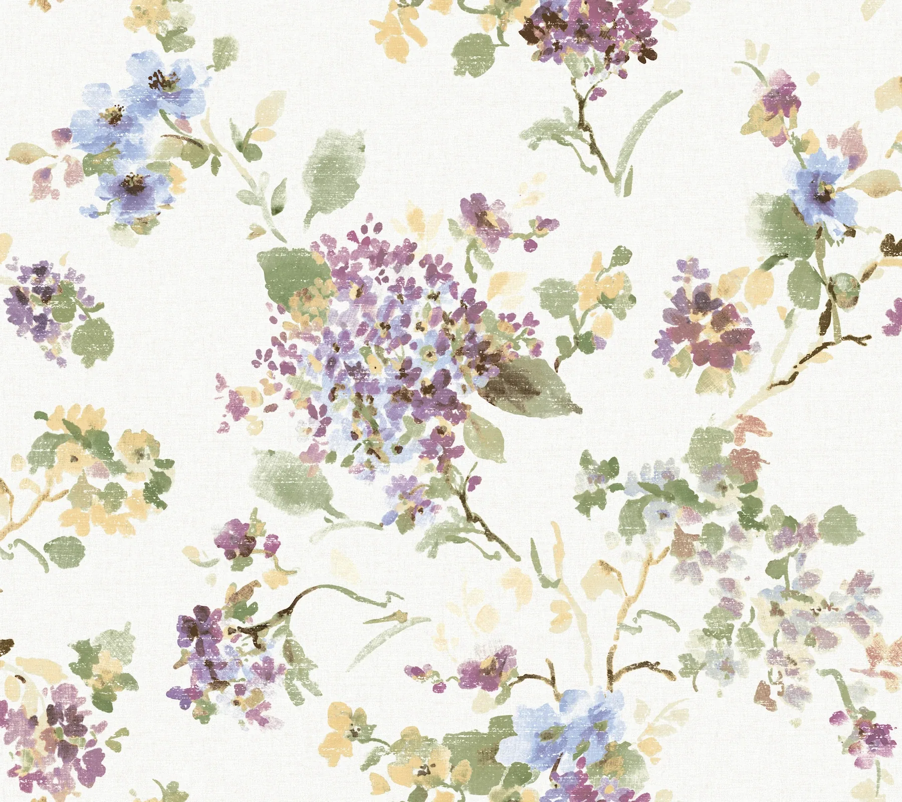 LL3232 | Veiled Garden Plum Floral Wallpaper