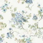 York Designer Series Veiled Garden Sky Blue Floral Wallpaper | Wallpaper Twins York Designer Series Veiled Garden Sky Blue Floral Wallpaper - SKU LL3229