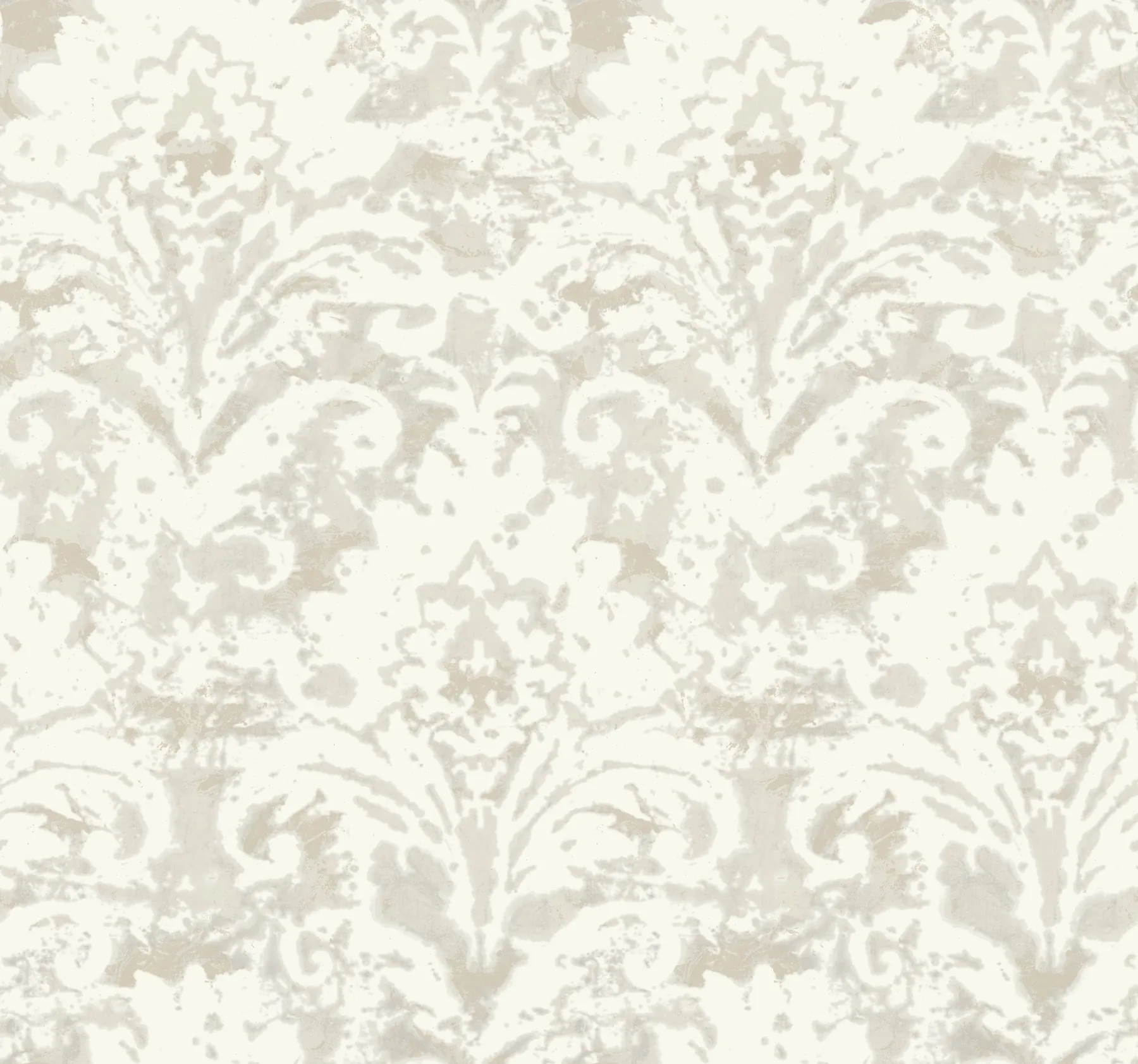 York Designer Series Velvet Crush Damask Cream & Pearl Wallpaper - SKU DF3334