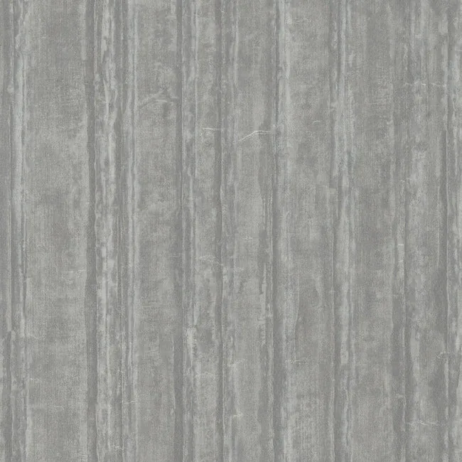 York Designer Series Vintage Tin Brushed Nickel Wallpaper - SKU RRD7606N