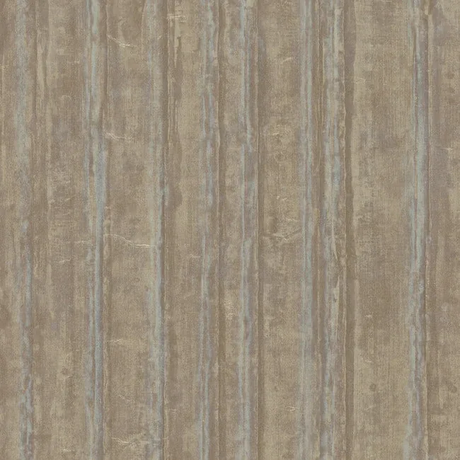 RRD7607N | Vintage Tin Satin Brass Wallpaper