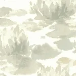 York Designer Series Water Lily Grey Wallpaper | Wallpaper Twins York Designer Series Water Lily Grey Wallpaper - SKU NA0524