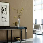 York Designer Series Wavy Stripe Tan Metallic Wallpaper | Wallpaper Twins York Designer Series Wavy Stripe Tan Metallic Wallpaper - SKU Y6201406