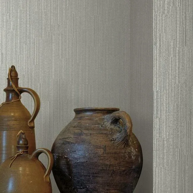 York Designer Series Weekender Weave Grey Wallpaper - SKU 5855