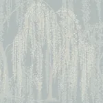 York Designer Series Willow Glow Smokey Blue Wallpaper | Wallpaper Twins York Designer Series Willow Glow Smokey Blue Wallpaper - SKU DT5063