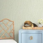York Designer Series Willow Song Sage Botanical Wallpaper | Wallpaper Twins York Designer Series Willow Song Sage Botanical Wallpaper - SKU LL3221